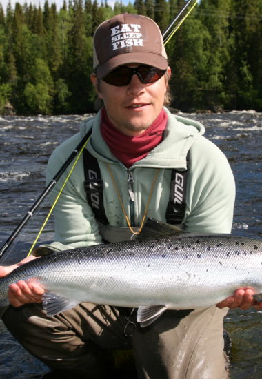 De grootste zalm van Europa!